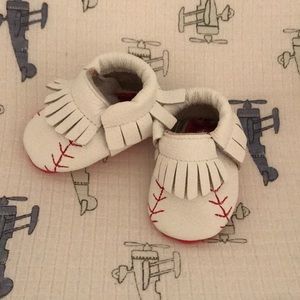 Baby Baseball Moccasins